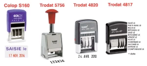 TAMPONS DATEURS & FOLIOTEUR