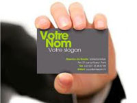 CREATION DE CARTES DE VISITE